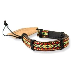 ⭐️ 5 for $25 Leather Aztec Geometric Print Adjustable Band Bracelet